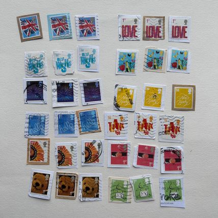 36 GB smilers booklet stamps postally used stamps LOOK JOB LOT cheap A