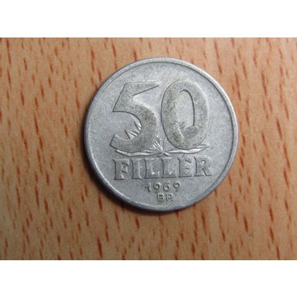 Hungary 1969 50 Filler Coin
