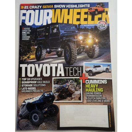 Four Wheeler Magazine March 2015 – Toyota Tech + Cummins Heavy Hauling