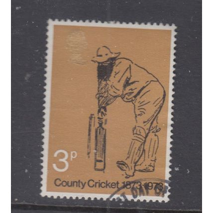 GB 1973 The 100th Anniversary of the British County Cricket 3p