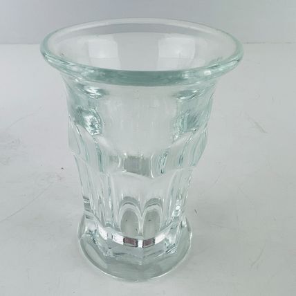 Mini Libbey Heavy Fluted Tumbler Ice Cream Float Soda Drinking Glass VINTAGE