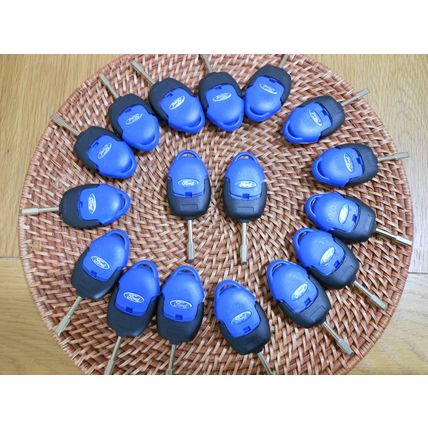 1 X GENUINE FORD TRANSIT MK7 3 BUTTON REMOTE KEY FOB TESTED! BLUE