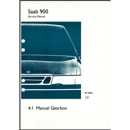 Saab 900 Manual Gearbox Workshop Manual 1994 199320972 PDF