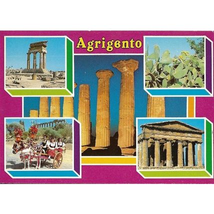 AGRIGENTO - ITALY - POSTCARD .