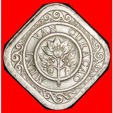 Ⰶ NETHERLANDS: CURACAO★ 5 CENTS 1948 WILHELMINA (1890-1948)★LOW START★NO RESERVE