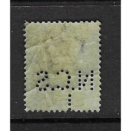 GB 1858-79 QV 2d PLATE 15 WMK LARGE CROWN USED SG47 PIN PERF NCS
