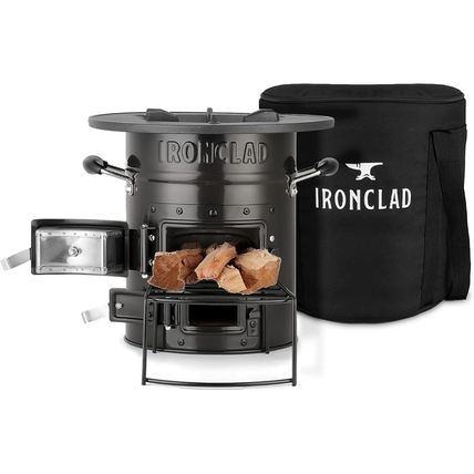 Rocket Stove – Camping Wood Stove for Emergency Preparedness, Survival, off Grid