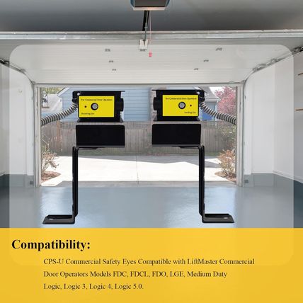 For Liftmaster CPS-U Commercial Photo Eyes, CPS-U Safety Sensors Compatible with