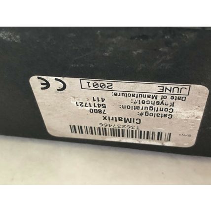 CIMATRIX 7800,RVSI,ECO 94006 SIEMENS SCANNER FIXED MOUNT CIMAX 7800,Ch