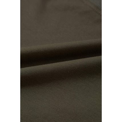Jungle Green Sweatshirt Poplin Mini Dress