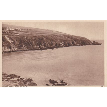 EC953 DOUGLAS - ONCHAN HEAD . PRINTED POSTCARD