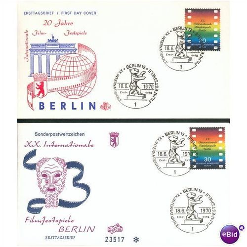 Germany FDC 1970 - SG B349 - XX Internationalie Filmfestspiele