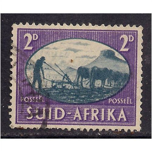 South Africa Suid Afrika 1945 Victory 2d Used Victory SG 109 ( A147 )