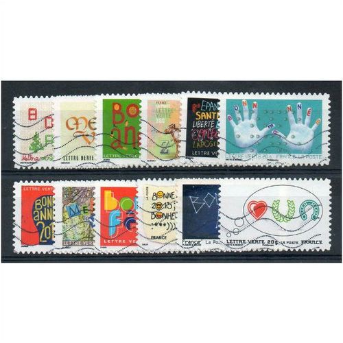 FRA 2012 (SET) 'GREETINGS'(12v) FINE USED (EBID21720)