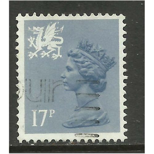 Wales GB 1984 17p Grey Blue Type 1 pfs 15 SG W44.(R750 )