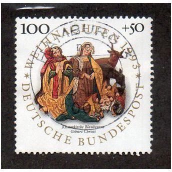 GER 1993 100pf+ 50 'CHRISTMAS' FINE USED (EBID30-153)