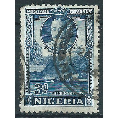 Nigeria 1936 SG38 3d Blue Good/Fine Used ....