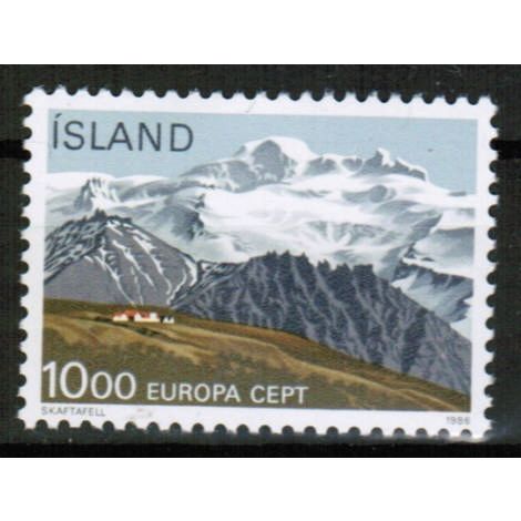 1986 Iceland - Sc# 622 Mint NH - Europa scenery 10.00 kr - SALE PRICE!