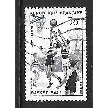 FRANCE 1956 SPORTS 30F BASEBALL SG 1297 FINE USED#2