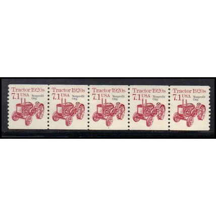 2127a 7.1c Tractor Very Fine MNH Dry Gum PNC 1/5 X0749