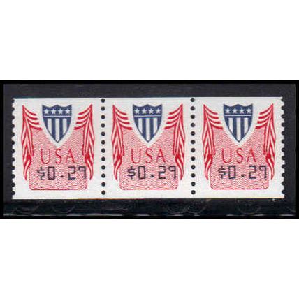 CVP32 29c Shield Very Fine MNH Strip of 3 PA5268