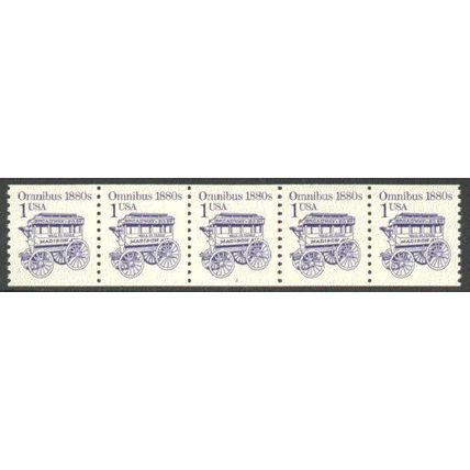 2225b 1c Omnibus Fine MNH Dry Gum PNC 3/5 R0577