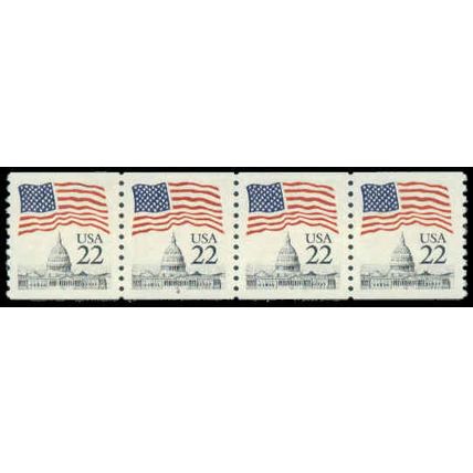2115 22c U.S. Flag Very Fine MNH PNC 4/4 R0790