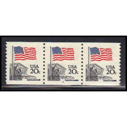 1895 20c U.S. Flag Very Fine MNH SG PNC 2/3 PA2204