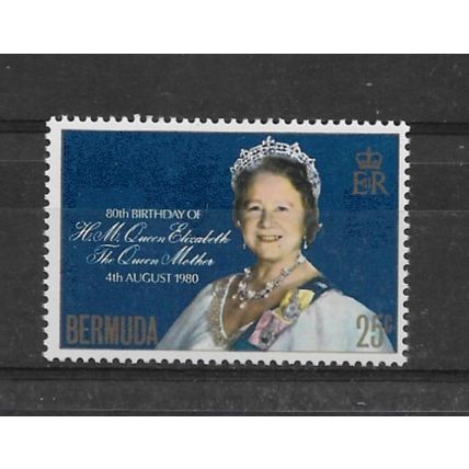 Bermuda.80th Birthday of The Queen Mother stamp.Unmounted Mint.Apr22