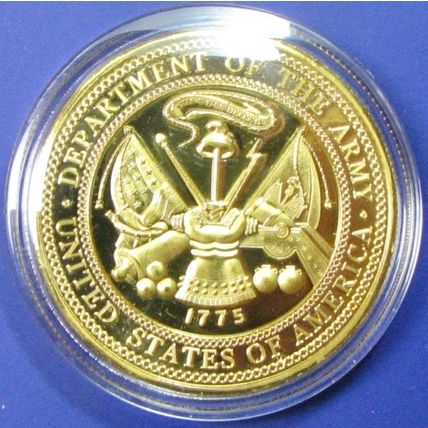US Army, Joint Command Unit. Challenge Coin. 1.50". 65b.