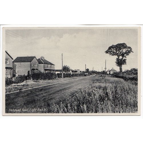 Halstead Road Eight Ash Green Postcard Nr Colchester Essex