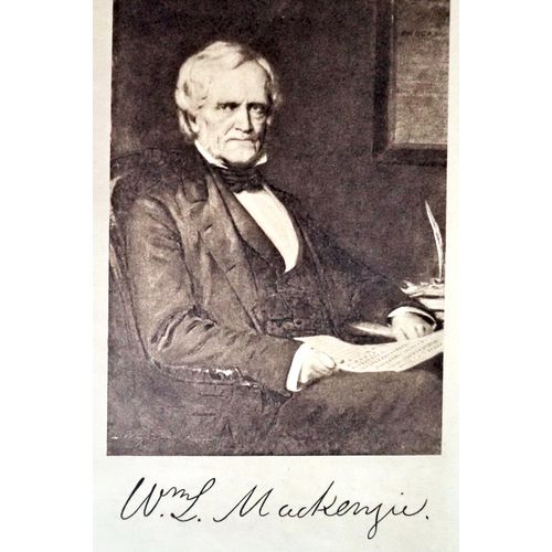 Antique Engraving Portrait WL MaCkenzie Canada Politician Mayor History Print