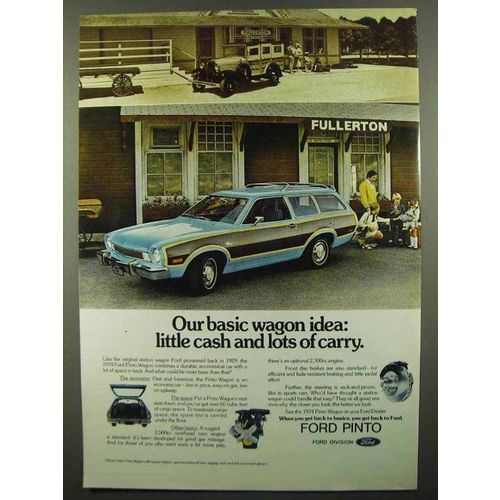 1974 Ford Pinto Wagon Ad - Little Cash