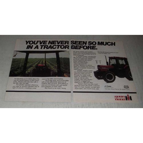 1987 Case International 685 Tractor Ad - You've Never Seen So Much