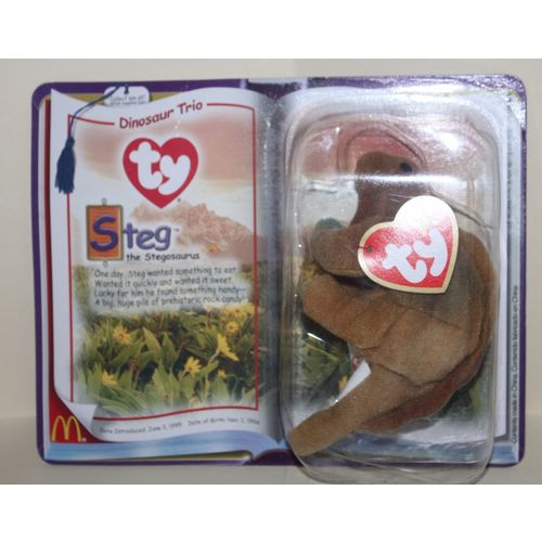 2000 McDonalds Ty Teenie Beanie Babies Steg Mint on Card