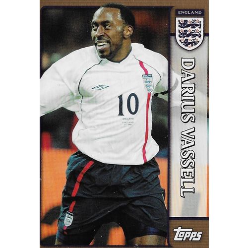Topps ENGLAND 2002 Trading Card: The Team - 31, Vassell