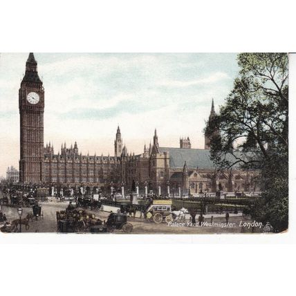Palace Yard Westminster London Postcard Unused VGC