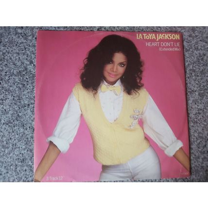 La Toya Jackson ‎– Heart Don't Lie (TA 4369) 1984 (EP)