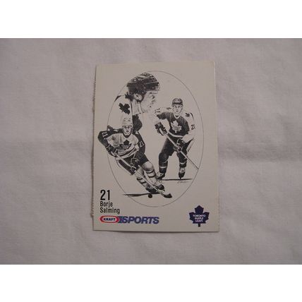 Borje Salming 1986/87 Kraft Drawing