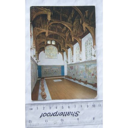 old Postcard Hampton Court Palace, The Great Hall