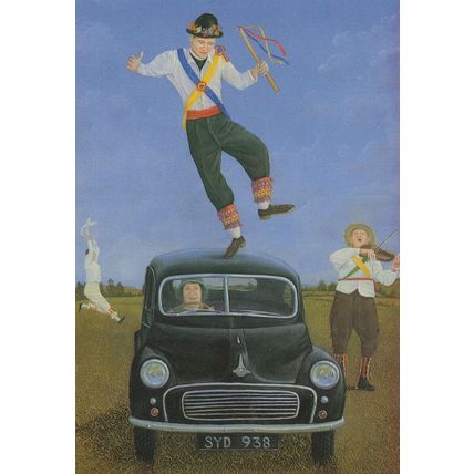 James Grainger Morris Dancing Painting Postcard