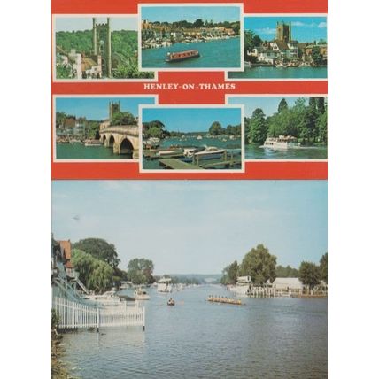 Henley Royal Regatta Course 2x Postcard