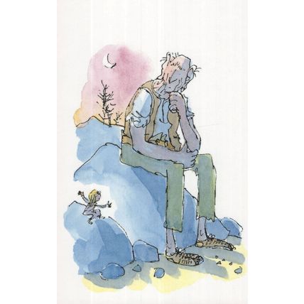 Roald Dahl The BFG I'm A Very Mixed Up Giant Postcard