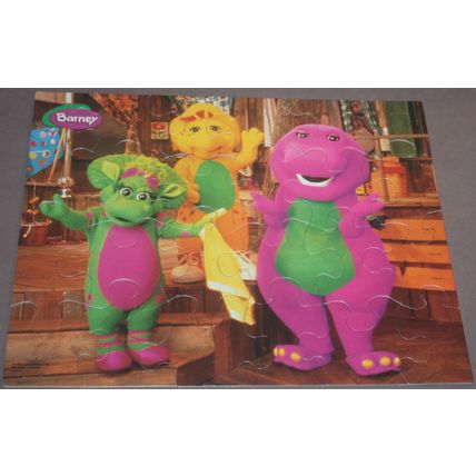 1999 Hasbro Barney 24 Piece Puzzle - Complete