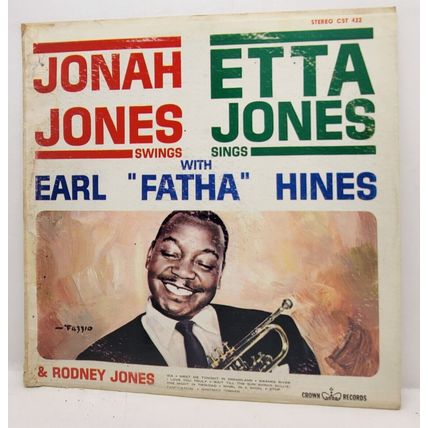 Earl Fatha Hines Jonah, Etta, & Rodney Jones 1964 LP Vinyl Record (P8)