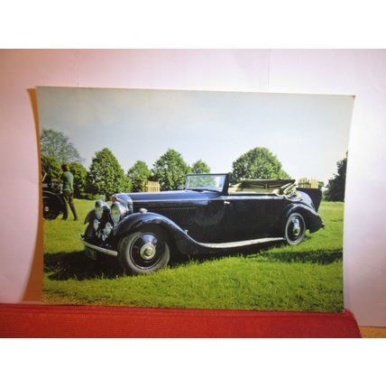1934 BENTLEY 3.5 LITRE HOOPER veteran car unused postcard by E T W Dennis #