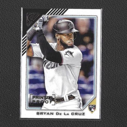 2022 Topps Gallery Printer Proof Bryan De La Cruz