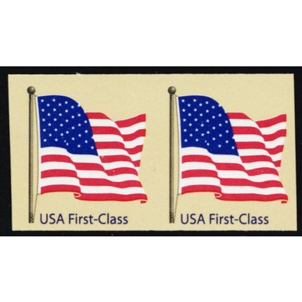 4133a, Mint NH 41¢ Flag Imperforate Error Pair * Stuart Katz