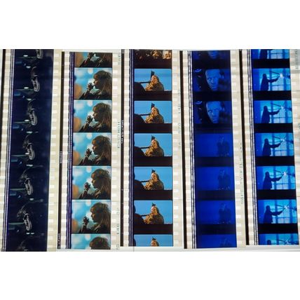HIGHLANDER. Pk MULTI QVF - A011k . - 5 STRIPS OF 5 - 35MM FILM CELLS