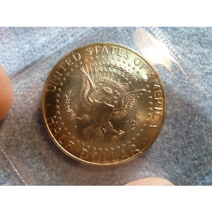 Colorized Clad Kennedy Half Dollar Battle Fort Dearborn War 1812